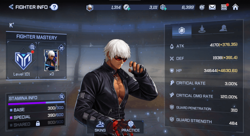The King of Fighters ARENA Online Store
